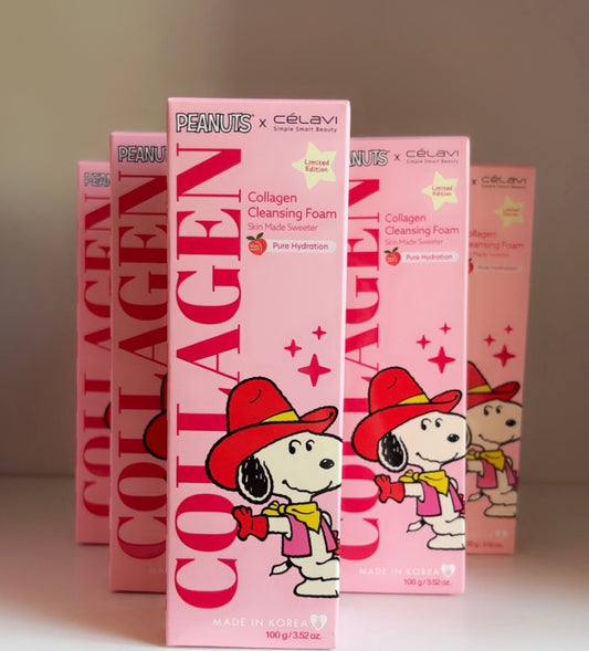 Peanuts X Celavi Collagen Cleansing Foam