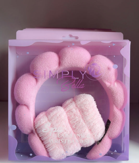 Spa Headband & Wrist Bands
