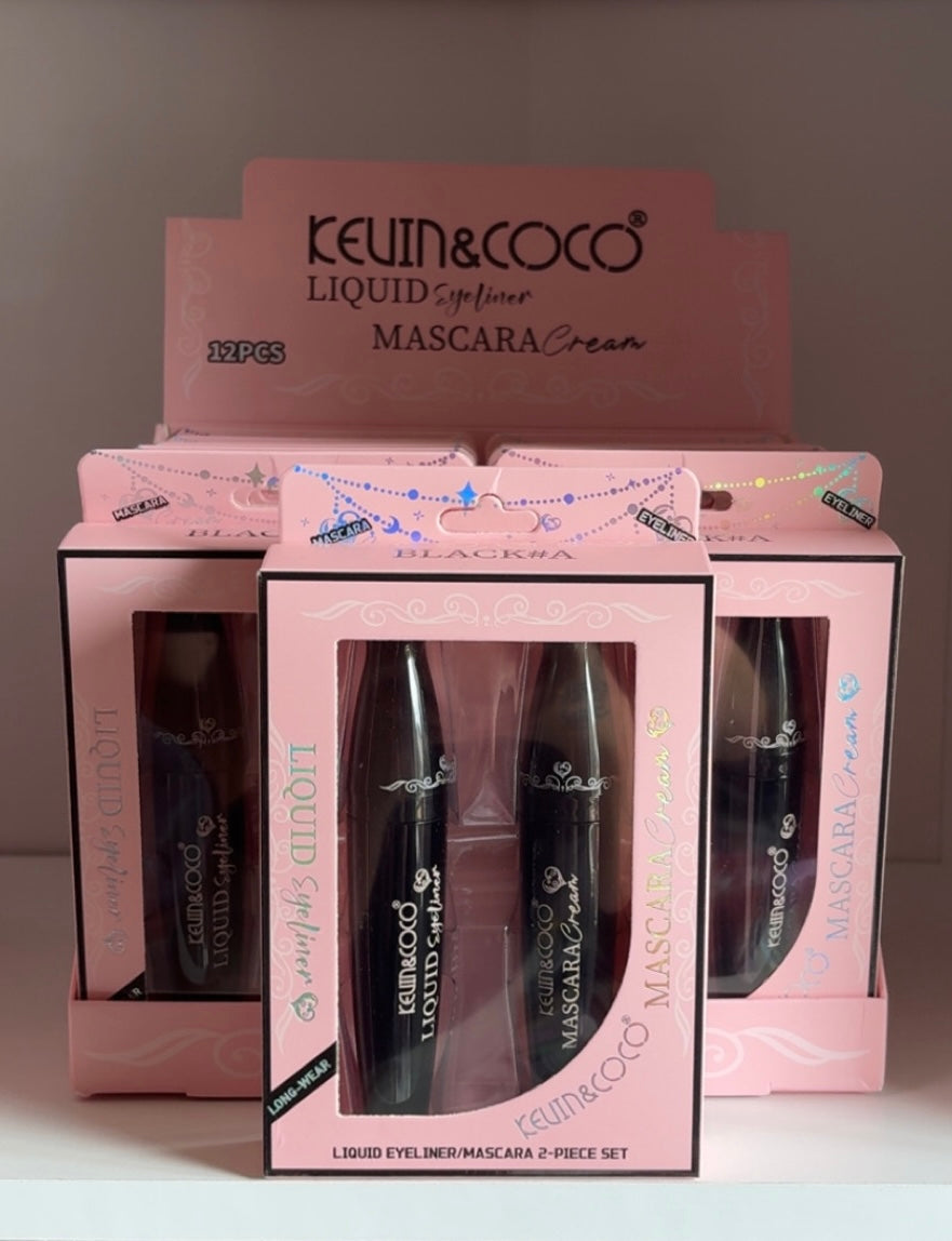 Kevin&Coco Mascara/Eyeliner Set (Black)